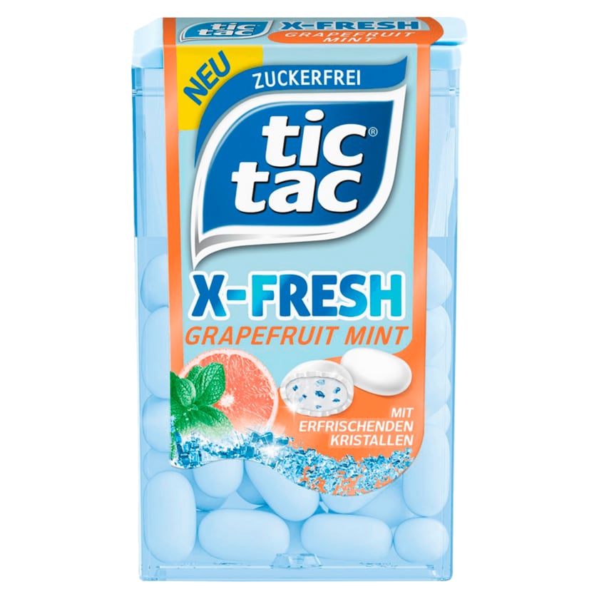 Tic Tac X-Fresh Grapefruit Mint zuckerfrei 16,4g